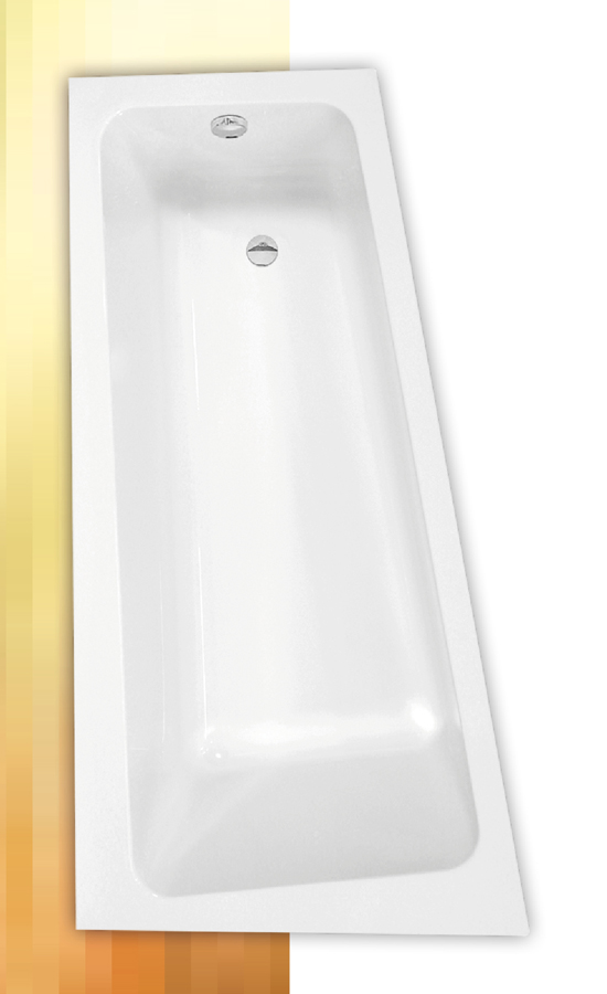 Roltechnik Eva Side Aszimmetrikus kád 150 x 80 cm