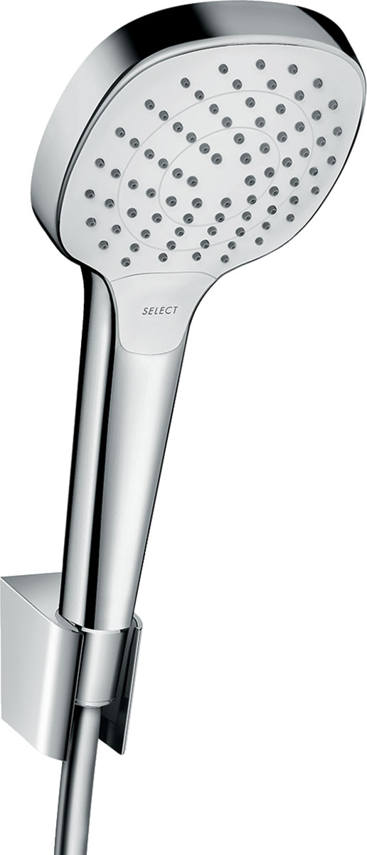 Hansgrohe Croma Select E Zuhanytartó szett Vario 125 cm-es zuhanycsővel