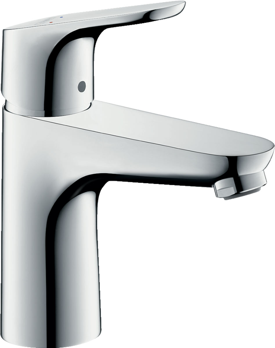 Hansgrohe Focus Egykaros mosdócsaptelep 100 LowFlow automata lefolyó-garnitúrával