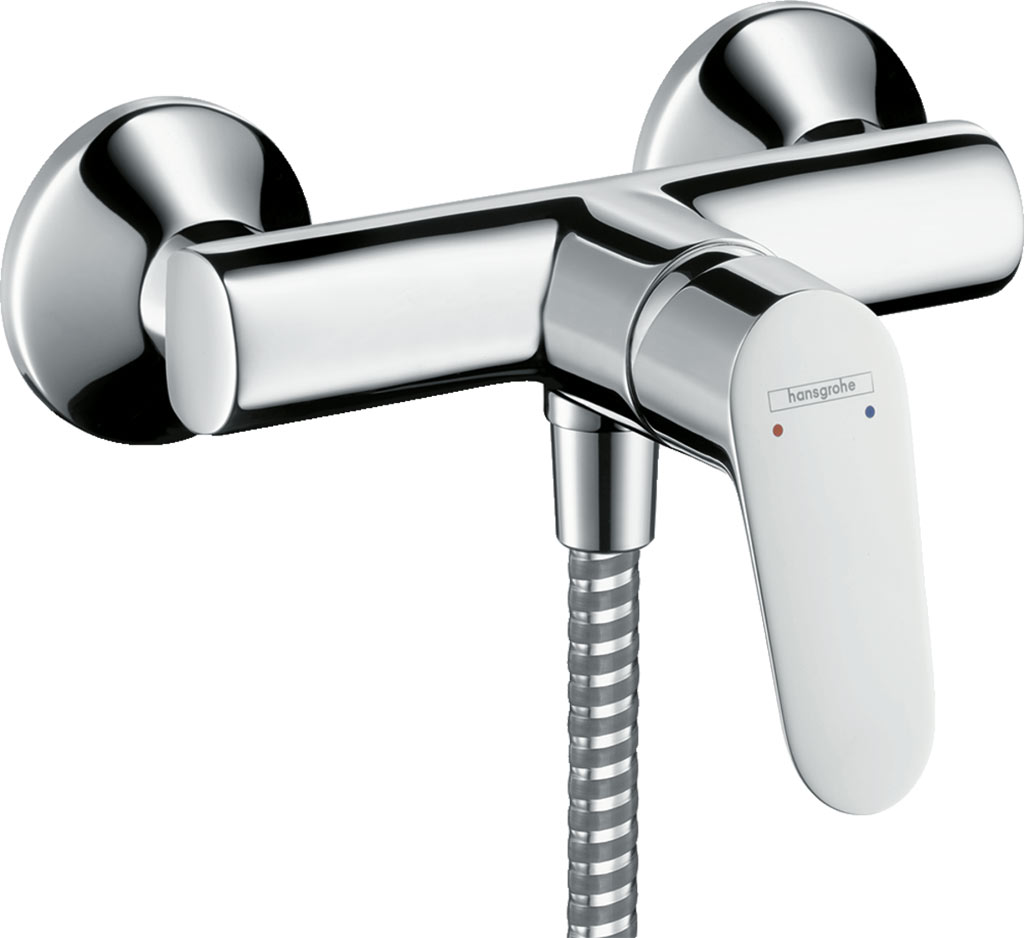 Hansgrohe Focus Egykaros zuhanycsaptelep falsíkon kívüli szereléshez