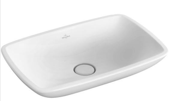 Villeroy & Boch Loop & Friends felületre szerelhető téglalap alakú mosdó