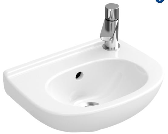 Villeroy & Boch O Novo kompakt ovális mosdó