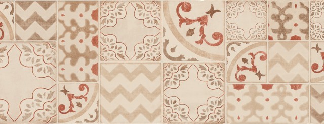 Marazzi dekorcsempe Marazzi Pottery Azulejo Champagne dekorcsempe