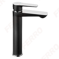 Ferro Adore Black/Chrome BDR2LBLC - magasított mosdócsaptelep