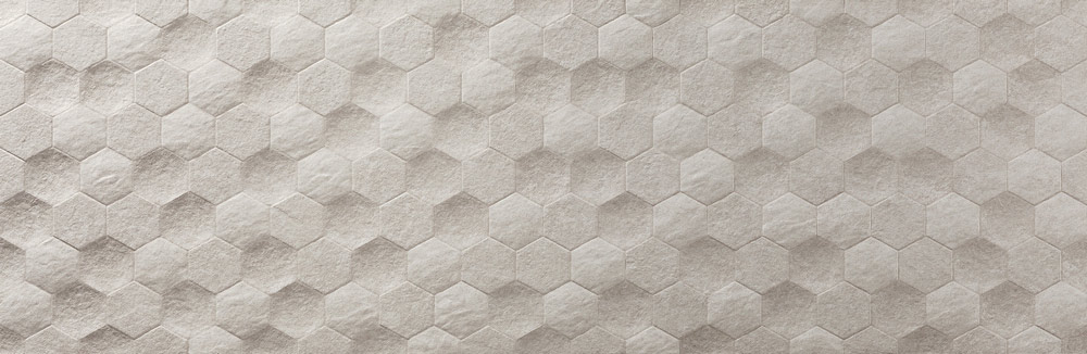Azulev Basalt Hexagon Marfil falicsempe 29 x 89