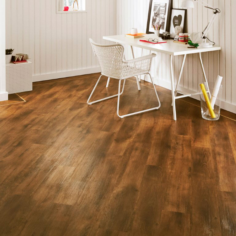 Designflooring Van Gogh Smoked Oak Vinyl VGW70T padlólap