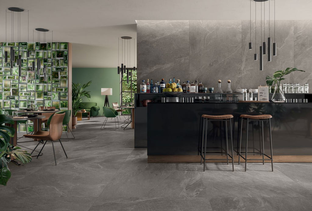 Panaria Zero 3 Stone Trace falburkolatok és padlólapok