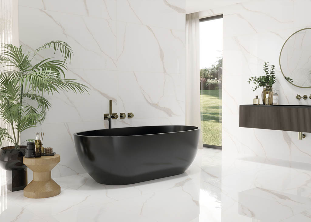 Porcelánicos HDC Calacatta Gold Falburkolat