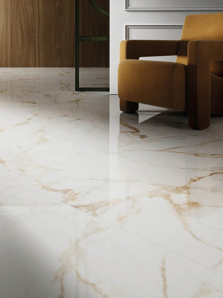 Porcelanosa Calacatta Gold Xlight Kőhatású járólap