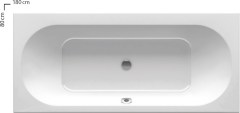 Ravak City Egyenes kád 180 x 80 cm