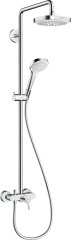 Hansgrohe Croma Select E Showerpipe 180 2jet egykaros csapteleppel 