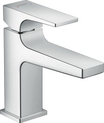 Hansgrohe Metropol Egykaros mosdócsaptelep 100 nyitókarral, kézmosókhoz, push-open lefolyó-garnitúrával 