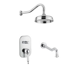 Bugnatese Oxford 6369 - fal alatti esőztető kádkifolyóval