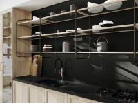 Ape Nero Konyhai burkolólap | Csempék és Padlólapok