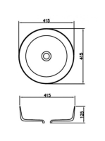 Arezzo design Memphis 41,5x41,5 mosdótál AR-0022