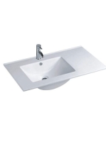 Arezzo design Texas 90x46 aszimmetrikus beépíthető mosdó, balos AR-090B