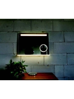 Arezzo design LED tükör világító polccal és kozmetikai tükörrel 1000x800 mm AR-10080KT