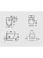 Arezzo design Indiana fali bidé csésze AR-103