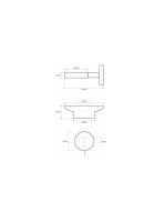 Arezzo design BEMETA Omega szappantartó, tejüveg AR-104108042