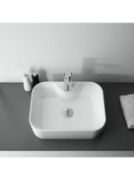 Arezzo design Fiona pultra ültethető mosdó 48x37 cm, csaplyukkal AR-145023