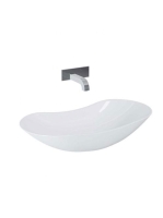 Arezzo design Piato pultra ültethető mosdó 73x38 cm, csaplyuk és túlfolyó nékül AR-145041