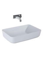 Arezzo design Nomia pultra ültethető mosdó 50 cm, matt szürke AR-145292