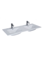 Arezzo design Skappa kerámiamosdó 120 Duo, fehér AR-145875