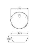 Arezzo design new York pultra ültethető mosdótál AR-161