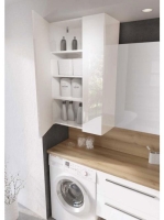 Arezzo design univerzális felsőszekrény 60x100 cm, magasfényű fehér AR-165569