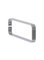 Arezzo design Monterey konzol 43x15 cm, króm AR-166827