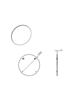 Arezzo design kerek tükör 60 AR-166830