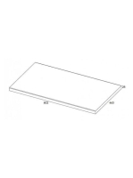 Arezzo design mosdópult 80x46 cm, fehér AR-166892