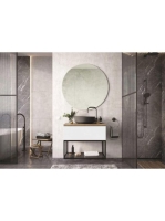 Arezzo design Monterey 60 alsószekrény szifonkivágással, 1 fiókkal, magasfényű fehér AR-167075