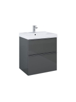 Arezzo design Monterey 60 alsószekrény, 2 fiókkal, antracit AR-167078