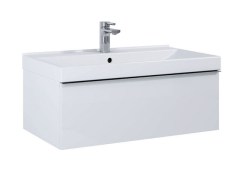 Arezzo Design Monterey 80cm-es alsószekrény 1 fiókkal magasfény? fehér