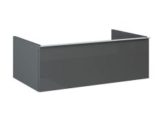 Arezzo Design Monterey 80cm-es alsószekrény mosdópulthoz 1 fiókkal magasfény? szürke