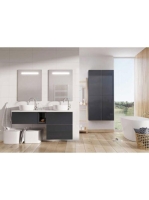 Arezzo design Monterey Slim 20 polcos elem, fényes antracit AR-167100