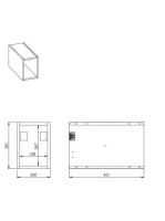 Arezzo design Monterey Slim 20 polcos elem, fényes antracit AR-167100