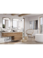 Arezzo design Monterey 80 alsószekrény szifonkivágással, 2 fiókkal, canela tölgy AR-167254