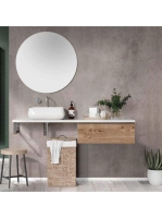 Arezzo design Monterey alsószekrény 1 fiókkal 60x45 cm, szifonkivágás nélkül, canela tölgy AR-167256