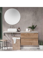 Arezzo design Monterey 80 alsószekrény szifonkivágás nélkül, 2 fiókkal, canela tölgy AR-167260