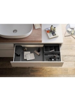 Arezzo design 5 elemből álló műanyag fiókrendező 30x32 cm, matt antracit AR-167352