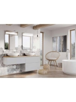 Arezzo design Monterey 80 alsószekrény szifonkivágással, 1 fiókkal, matt szürke AR-167595