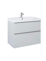 Arezzo design Monterey 80 alsószekrény szifonkivágással, 2 fiókkal, matt szürke AR-167597