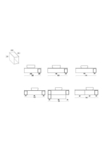 Arezzo design Monterey Slim 20 cm polcos elem, matt fehér AR-167616