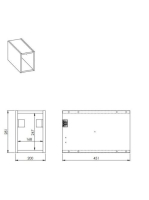 Arezzo design Monterey Slim 20 polcos elem, matt szürke AR-167617