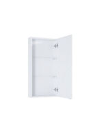 Arezzo design 1 ajtós felső szekrény 80x40cm, magasfényű fehér AR-167734