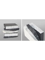 Arezzo design márványpult 60x46 cm, matt fekete AR-168209