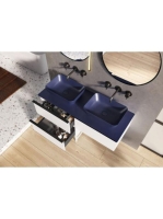 Arezzo design Click-Clack lefolyó, matt kék AR-168281