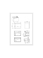 Arezzo design Malibu matt fehér alsószekrény 1+1 fiók, 70 cm AR-168380